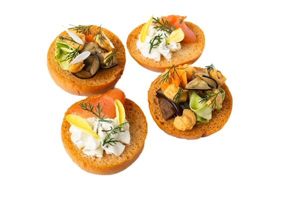 Picture of Assortment of Open Sandwiches